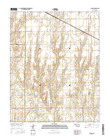 Lahoma 2016 topographic map thumbnail