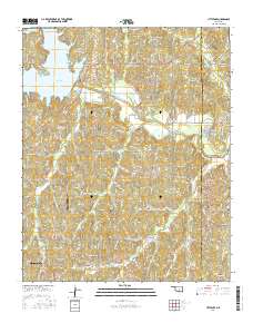Little Axe 2016 topographic map thumbnail