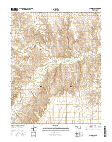 Goodwell NW 2016 topographic map thumbnail