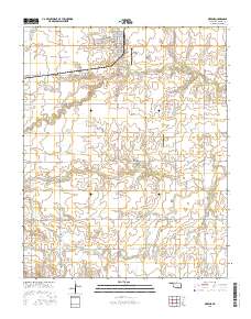 Okeene 2016 topographic map thumbnail