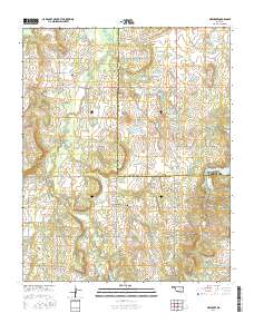 Okfuskee 2016 topographic map thumbnail