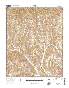 Leedey SW 2016 topographic map thumbnail
