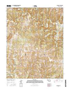 Nelagoney 2016 topographic map thumbnail