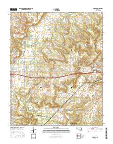 Pharoah 2016 topographic map thumbnail