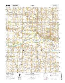 Kingfisher NE 2016 topographic map thumbnail