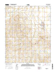 Laverne 2016 topographic map thumbnail