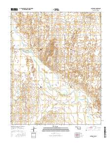 Laverne NE 2016 topographic map thumbnail