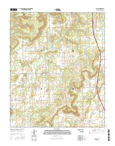 Scipio 2016 topographic map thumbnail