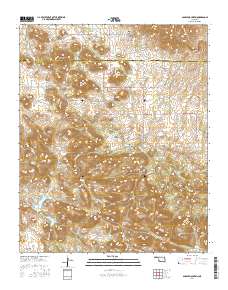 Saddle Mountain 2016 topographic map thumbnail