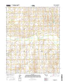 Mocane SW 2016 topographic map thumbnail