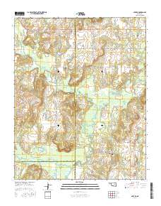 Nuyaka 2016 topographic map thumbnail