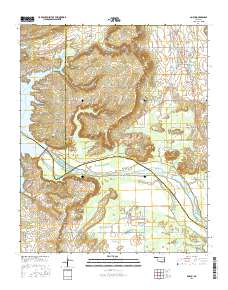 Porum 2016 topographic map thumbnail