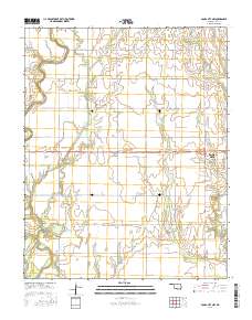 Ponca City NW 2016 topographic map thumbnail