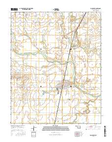 Pond Creek 2016 topographic map thumbnail