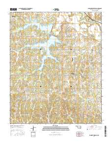 Shawnee Reservoir 2016 topographic map thumbnail