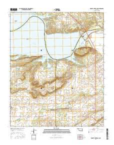 Robert S Kerr Dam 2016 topographic map thumbnail