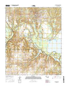 Tishomingo 2016 topographic map thumbnail