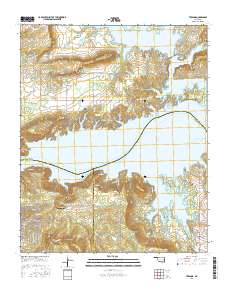 Texanna 2016 topographic map thumbnail