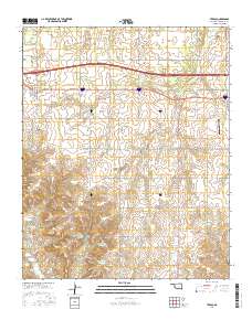 Texola 2016 topographic map thumbnail