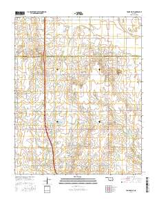Tonkawa SE 2016 topographic map thumbnail