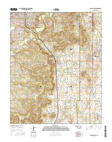 Sapulpa South 2016 topographic map thumbnail