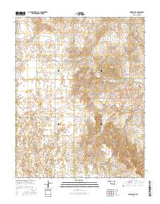 Rosston SE 2016 topographic map thumbnail