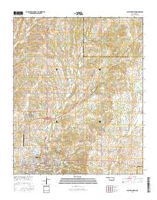 Sulphur North 2016 topographic map thumbnail