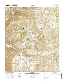 Sulphur South 2016 topographic map thumbnail