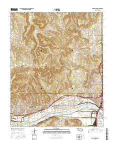 Sand Springs 2016 topographic map thumbnail