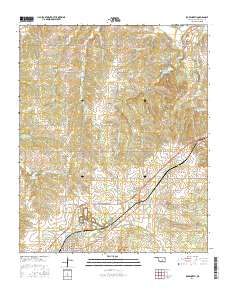 Roff North 2016 topographic map thumbnail