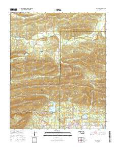 Talihina 2016 topographic map thumbnail