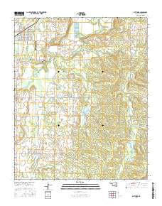 Wetumka 2016 topographic map thumbnail