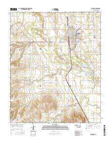 Watonga 2016 topographic map thumbnail