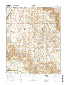 Waynoka East 2016 topographic map thumbnail