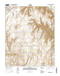 Weatherford NW 2016 topographic map thumbnail