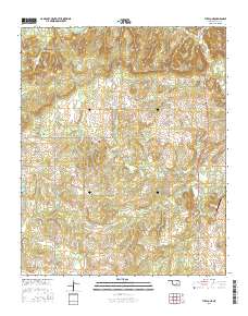 Tupelo NE 2016 topographic map thumbnail