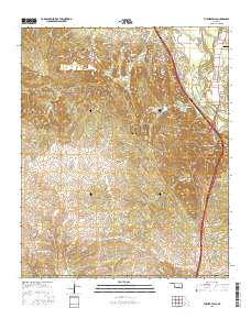 Turner Falls 2016 topographic map thumbnail