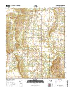 Wapanucka North 2016 topographic map thumbnail