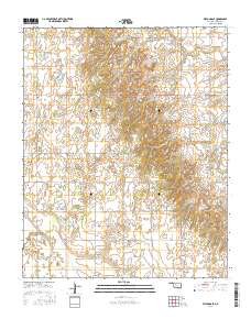 Watonga SE 2016 topographic map thumbnail