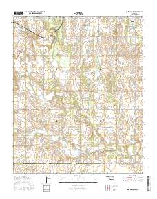 Post Oak Creek 2016 topographic map thumbnail