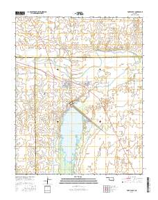 Fort Supply 2016 topographic map thumbnail