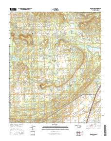 McAlester SW 2016 topographic map thumbnail