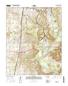 Chouteau 2016 topographic map thumbnail