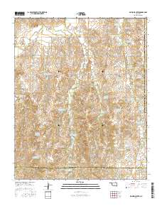 Big Kiowa Creek 2016 topographic map thumbnail