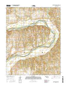 Prettyhair Creek 2016 topographic map thumbnail