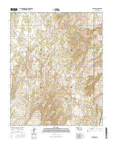 Oakwood 2016 topographic map thumbnail
