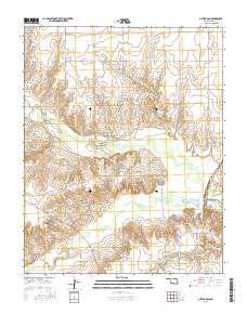 Optima Dam 2016 topographic map thumbnail