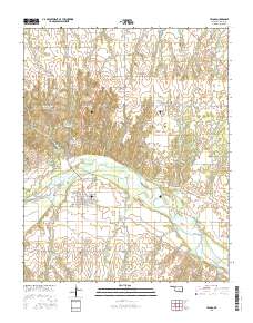 Taloga 2016 topographic map thumbnail