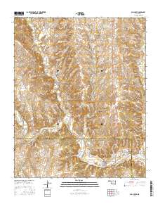 Bull Creek 2016 topographic map thumbnail