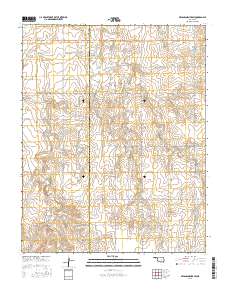 Bryans Corner SW 2016 topographic map thumbnail